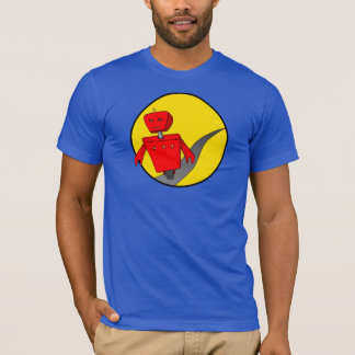 Mannen weglopen Robot T-Shirt (DarkColor)