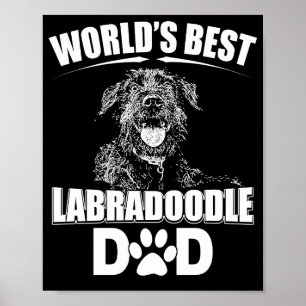 Mannen Wereld beste labradoele pa Dog Owner Poster