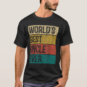 Mannen wereld beste oom ooit vader s t-shirt
