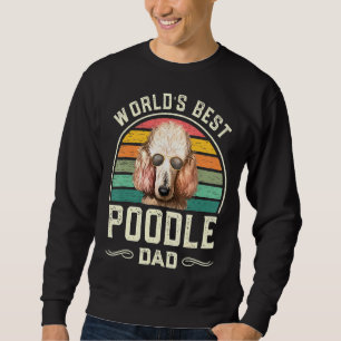 Mannen werelden beste poedel papa hond papa trui