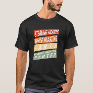 Mannen werelden grootste na het stelen van harten t-shirt