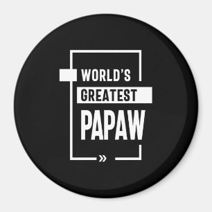 Mannen wereld's grootste papaw Gift Magneet