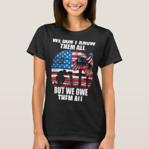 Mannen weten het niet maar zijn veteranendag prest t-shirt