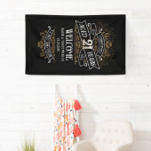 Mannen whisky 21ste verjaardag spandoek (Insitu)