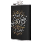 Mannen whisky 50ste verjaardag heupfles (Links)