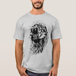 Mannen Wild Cat T-shirt
