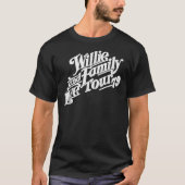 Mannen wilde dieren en hun familie live rondleidin t-shirt (Voorkant)