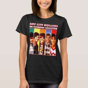 Mannen Women Band Bay City Rollers Music Rock Awes T-shirt