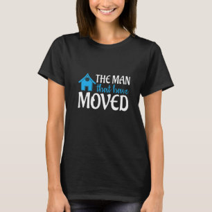 Mannen woningverwarming Nieuw huis Onroerend goed T-shirt