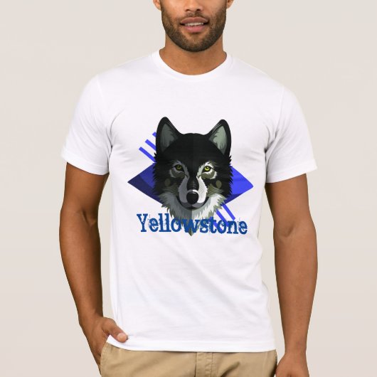 Mannen Yellowstone T-Shirt (Voorkant)