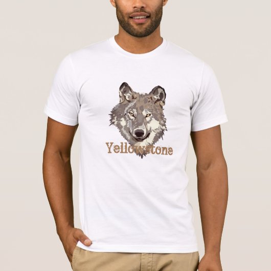 Mannen Yellowstone T-Shirt (Voorkant)