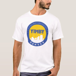 Mannen YIMBY Denver Logo Tshirt