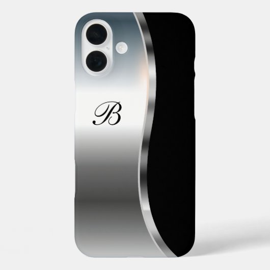 Mannen Zakelijk Professioneel Monogram Case-Mate iPhone Case (Achterkant)