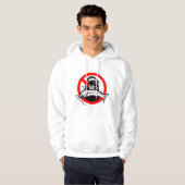 Mannen Zalmdief Hoodie (Voorkant volledig)