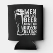 Mannen zijn als bier blikjeskoeler (Achterkant)