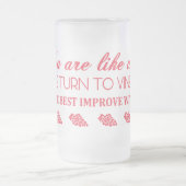 MANNEN ZIJN ALS WIJN... GLAZEN BEER MOK (Center)