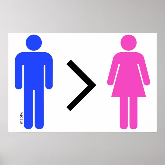 Mannen zijn beter dan het Poster van vrouwen (Voorkant)