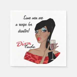 Mannen zijn een recept voor rampen! servet