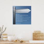 Mannen zijn vier poster (Keuken)