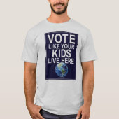 Mannen zoals je Kind hier leeft T-shirt (Voorkant)