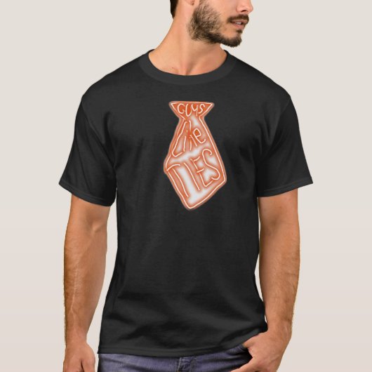 Mannen zoals Ties T-shirt (Voorkant)