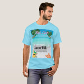 mannen zomer vet cat T-shirt (Voorkant volledig)