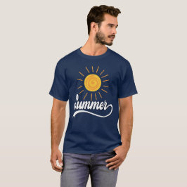 Mannen Zomer Zonneschijn Ontwerp T-shirt