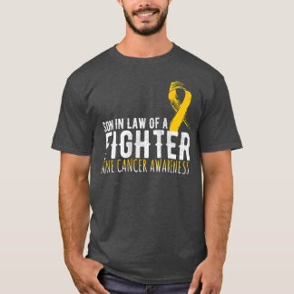 Mannen zoon in de wet van een strijder ondersteuni t-shirt