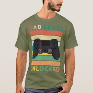 Mannen Zwangerschap Aankondiging Pap Niveau Onverg T-shirt