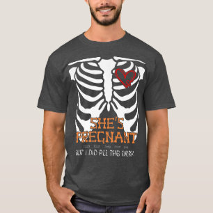 Mannen Zwangerschap Zwangerschap Aankondiging 4 Pa T-shirt