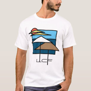 Mannen zwarte doornhaai t-shirt