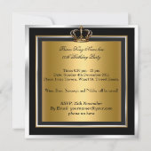 Mannen Zwarte Silver Kaart (Achterkant)