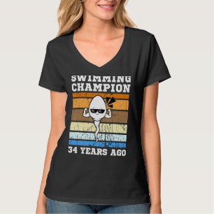 Mannen zwemkampioen 34 jaar geleden snelste sperma t-shirt
