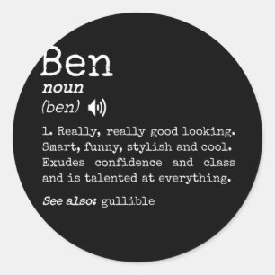 Mannen zwendel voornaam betekent woordenboek ronde sticker
