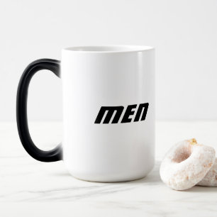 Mannennaam Gedrukt Leuk en Comfortabel Greep-Kop Magische Mok