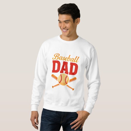 Mannen's Basic Dad Sweatshirt (Voorkant volledig)