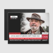 Mannen's Grappige 60e Verjaardag 📺 TV Nieuws (Voorkant / Achterkant)