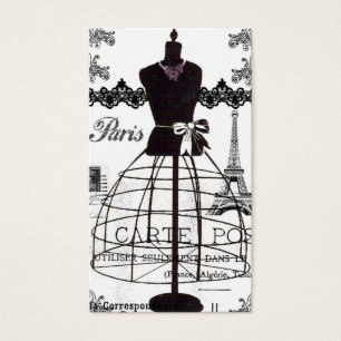 Mannequin blanc noir de mode de Paris