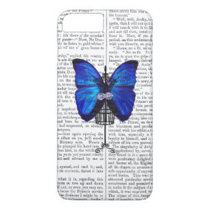 Mannequin Blue Butterfly iPhone 8 Plus / 7 Plus Hoesje