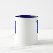 Mannequin Blue Butterfly Mok (Midden)