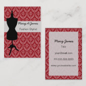 mannequin Carte de visite (Devant / Derrière)