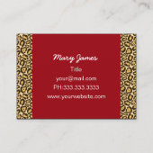 mannequin Carte de visite (Dos)