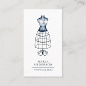  Mannequin Dress Form Mode Stylist Visitekaartje (Voorkant)