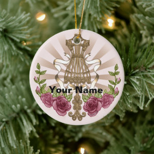 Mannequin Rose ornement mariage