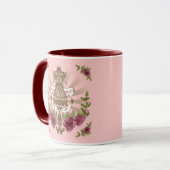 Mannequin Roses op maat gemaakte trouwmok Mok (Voorkant links)