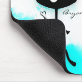 Mannequin stand-MODE Aqua & White met hart Muismat (Hoek)