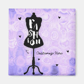 Mannequin standaard Retro Paarse MODE Magneet (Voorkant)