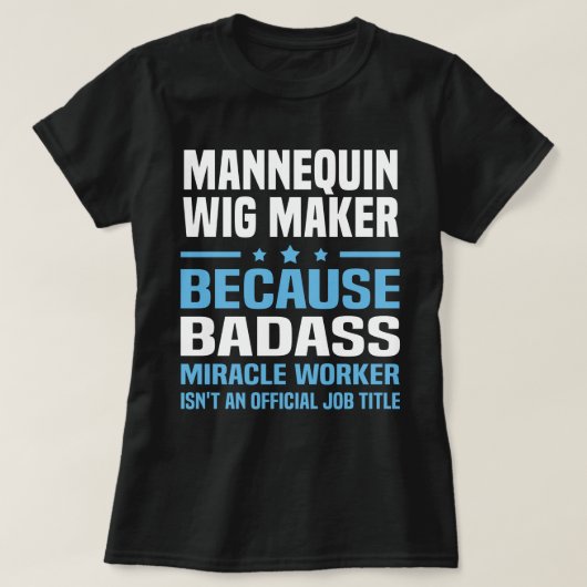 Mannequin Wig Maker T-shirt (Design voorkant)