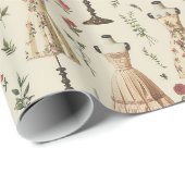 mannequinepatroon cadeaupapier (Rol Hoek)