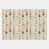  mannequinepatroon inpakpapier vel (Voorkant)